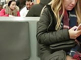Young black pantyhose in Metro