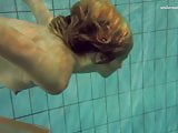 Naked swimming babe Nastya