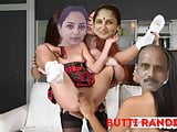 Rupali with mom and dad